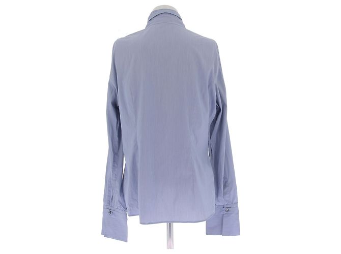 Camisa Brunello Cucinelli de algodón azul XL - vista 2
