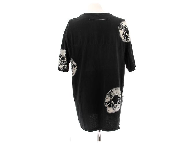 Autre Marque Camiseta de algodón negra estampada BASSIKE Negro - vista 2