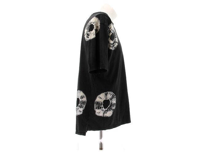 Autre Marque Camiseta de algodón negra estampada BASSIKE Negro - vista 3