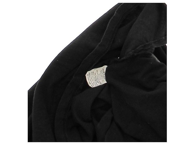 Autre Marque Camiseta de algodón negra estampada BASSIKE Negro - vista 5