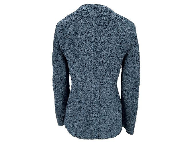 Autre Marque Giacca blu testurizzata con bottoni LAFAYETTE 148 - vista 2