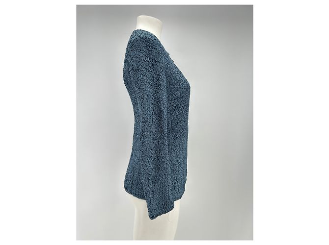 Autre Marque Giacca blu testurizzata con bottoni LAFAYETTE 148 - vista 3