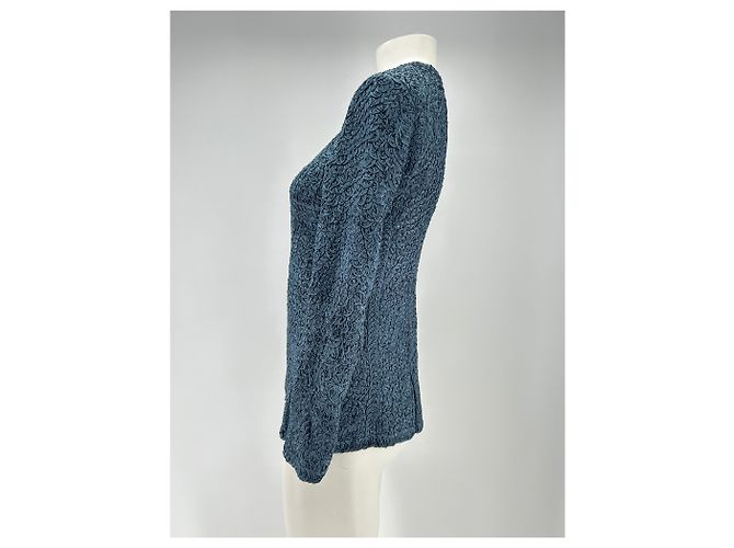 Autre Marque Giacca blu testurizzata con bottoni LAFAYETTE 148 - vista 4