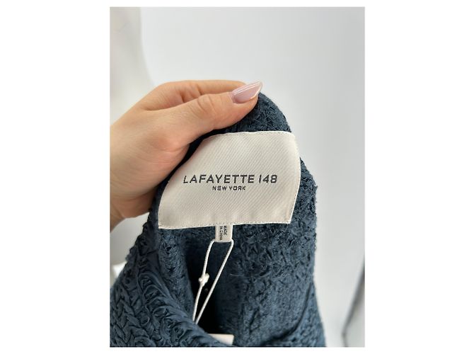 Autre Marque Giacca blu testurizzata con bottoni LAFAYETTE 148 - vista 6