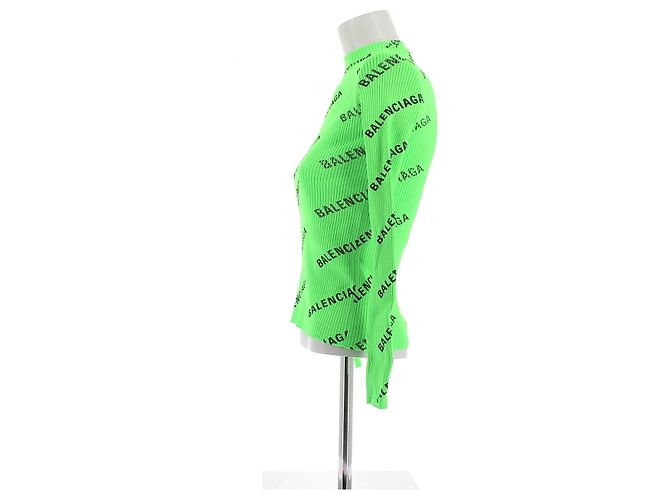 Balenciaga Top Grün - Ansicht 4