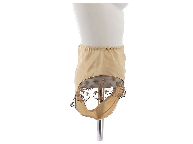 Louis Vuitton Seidenshorty Kamel - Ansicht 3