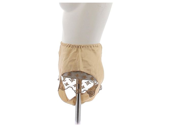 Louis Vuitton Seidenshorty Kamel - Ansicht 4