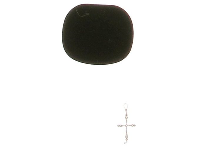 Autre Marque Pendente a croce in argento SANSOEURS - vista 5
