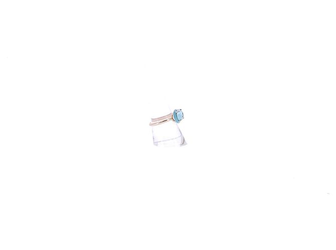 Autre Marque Anillo chapado en oro y cristal "Vacay" Dorado - vista 3