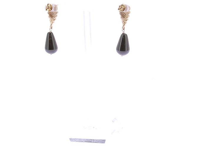 Autre Marque Orecchini pendenti "Pia Gimlet Onyx" Nero - vista 2