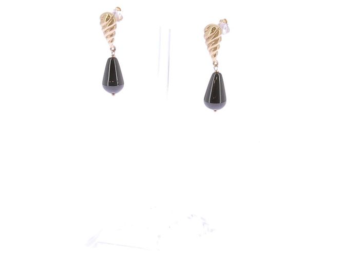 Autre Marque Orecchini pendenti "Pia Gimlet Onyx" Nero - vista 5