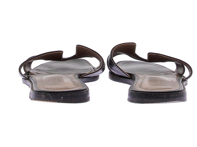 Hermès Sandalias negras "Oran" Negro - vista 5