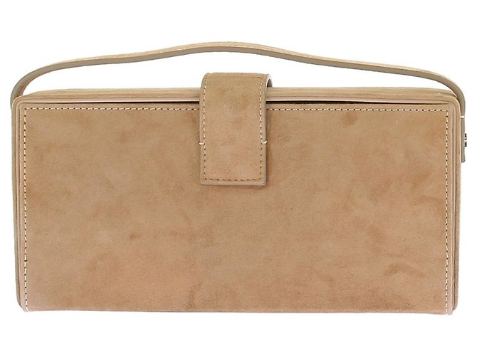 Magda Butrym Borsa in camoscio "Apolonia" Cammello - vista 2