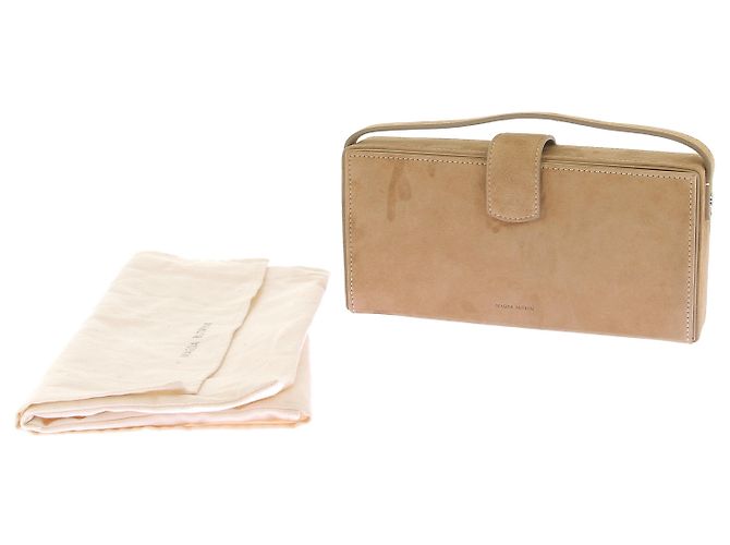 Magda Butrym Borsa in camoscio "Apolonia" Cammello - vista 7