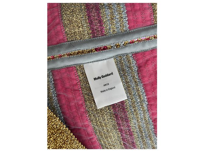 Autre Marque MOLLY GODDARD Ärmelloses mehrfarbiges Langkleid - Ansicht 6
