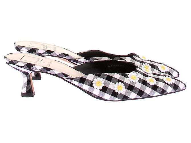 Autre Marque Décolleté vichy "Lilou" Nero - vista 2