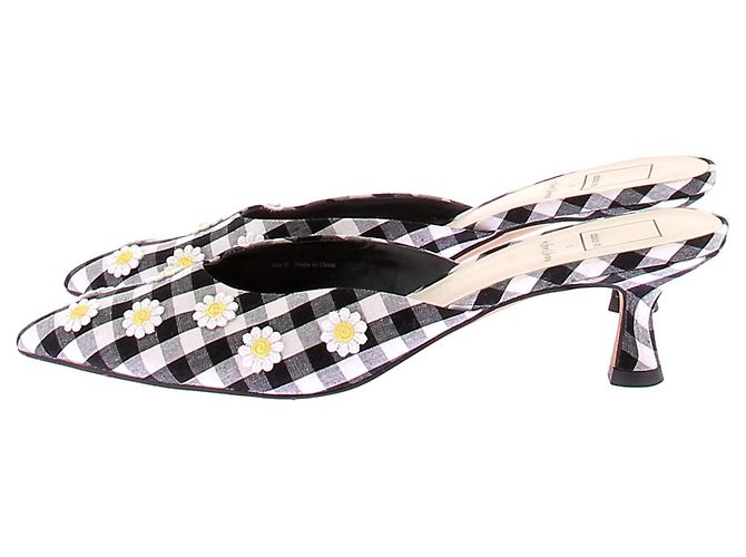 Autre Marque Décolleté vichy "Lilou" Nero - vista 3