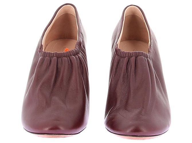 Céline Décolleté in pelle bordeaux Bordò - vista 4