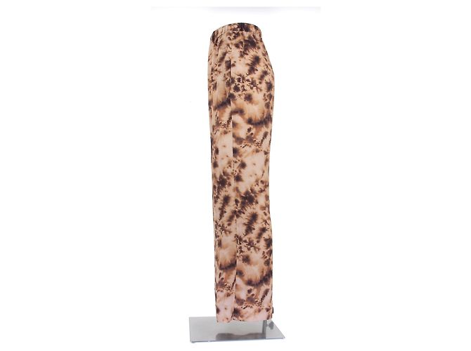 Nanushka Hose mit Bicolor Print Braun - Ansicht 4