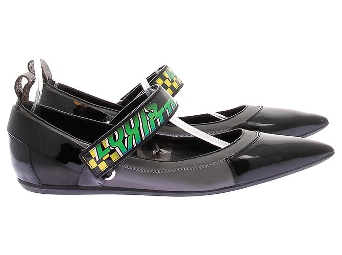 Louis Vuitton Ballerine bicolore Nero - vista 2