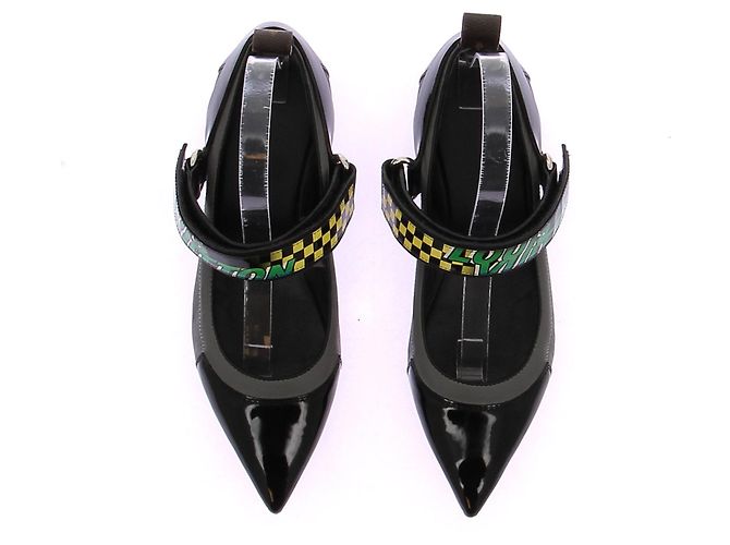 Louis Vuitton Ballerine bicolore Nero - vista 6