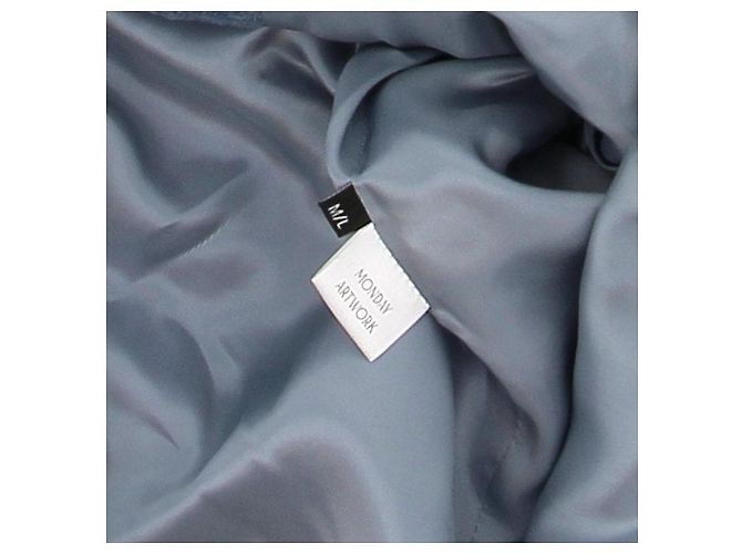 Autre Marque Blazer de lana azul Monday Artwork - vista 6