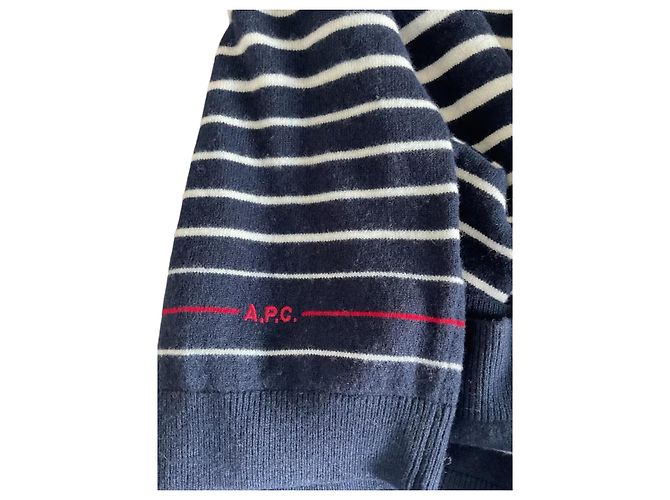 Autre Marque Suéter a rayas A.P.C. M Azul marino - vista 7