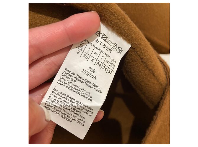 Abrigo Icon Ludmilla Marrón MAX MARA M Camello - vista 6