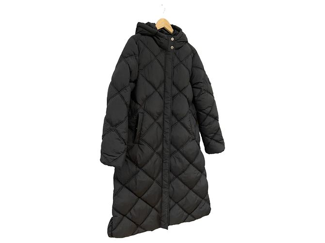 Abrigo parka acolchado con capucha Claudie Pierlot IT 38 Azul marino - vista 3