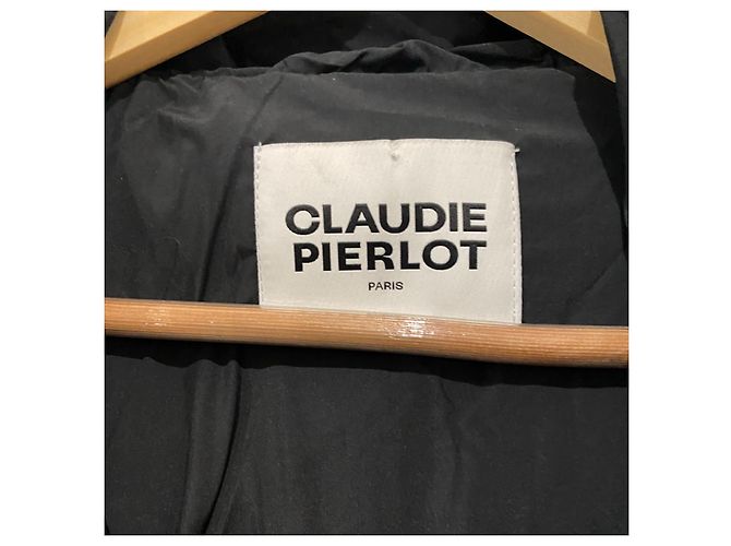Abrigo parka acolchado con capucha Claudie Pierlot IT 38 Azul marino - vista 5