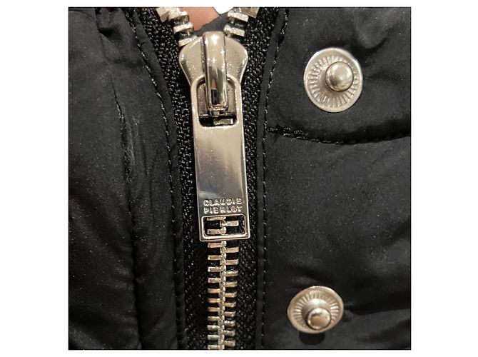 Abrigo parka acolchado con capucha Claudie Pierlot IT 38 Azul marino - vista 6