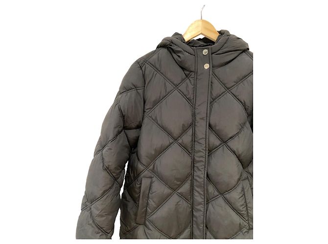 Abrigo parka acolchado con capucha Claudie Pierlot IT 38 Azul marino - vista 7