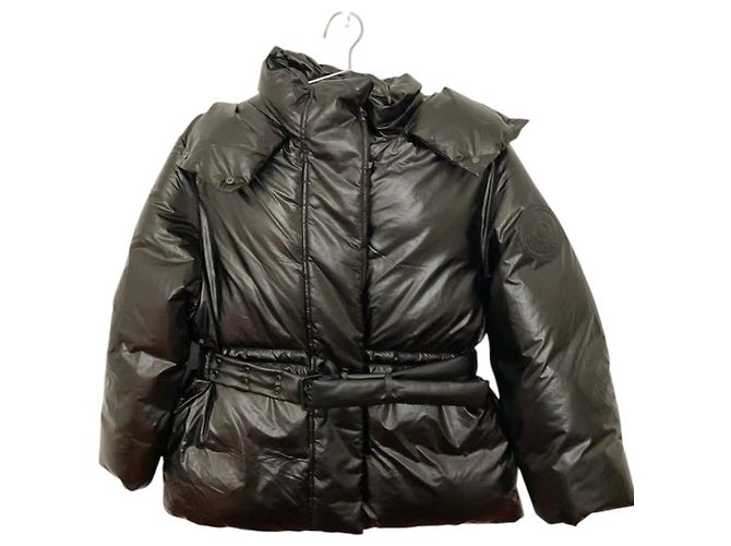 Giacca puffer con cappuccio Acne Studios M Nero - vista 2