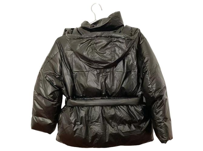 Giacca puffer con cappuccio Acne Studios M Nero - vista 3