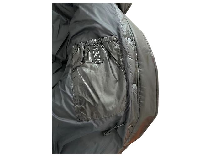 Giacca puffer con cappuccio Acne Studios M Nero - vista 4