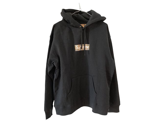 Sweatshirt Burberry Box Logo mit Kapuze schwarz XL - Ansicht 2