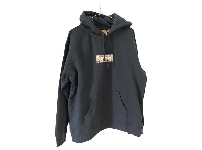 Sweatshirt Burberry Box Logo mit Kapuze schwarz XL - Ansicht 6