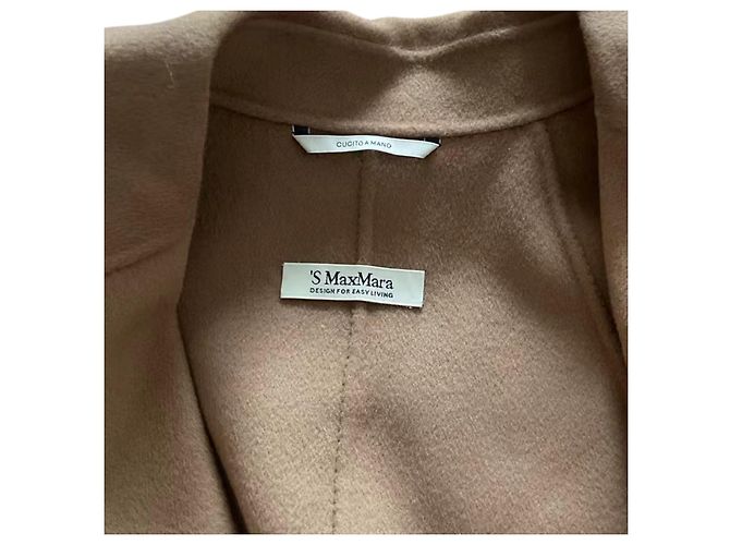 Abrigo de lana MAX MARA con botones M Castaño - vista 3