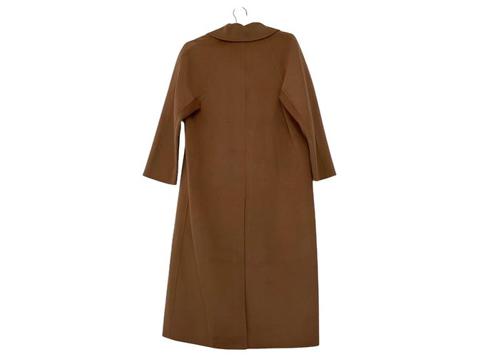 Abrigo de lana MAX MARA con botones M Castaño - vista 4