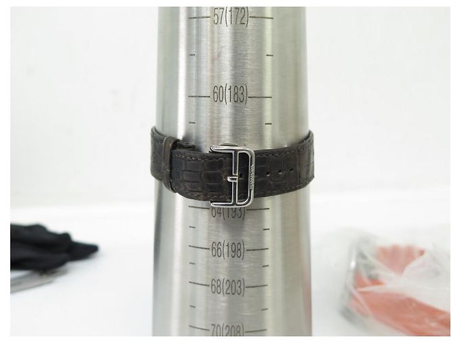 Hermès RELOJ HERMES ARCEAU AR7.710 41 MM ACERO CORREA DE CROCODRILO AUTOMÁTICO Plata - vista 11