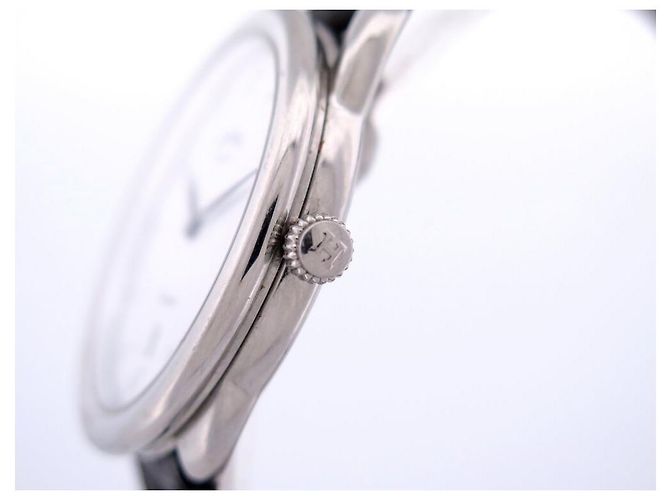 Hermès RELOJ HERMES ARCEAU AR7.710 41 MM ACERO CORREA DE CROCODRILO AUTOMÁTICO Plata - vista 4