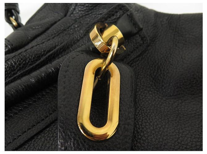 Chloé BOLSO CHLOE PARATY MEDIUM 8HS891 EN CUERO GRANEADO NEGRO - vista 13