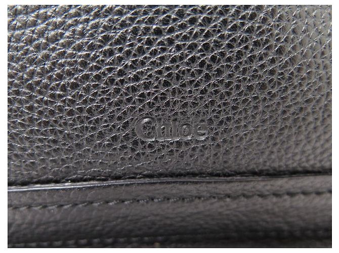 Chloé BOLSO CHLOE PARATY MEDIUM 8HS891 EN CUERO GRANEADO NEGRO - vista 7