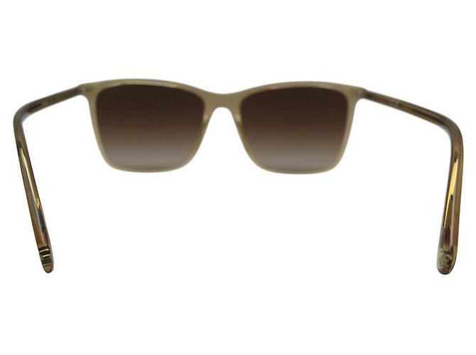 NUEVAS GAFAS DE SOL CHANEL 5447 EN PLÁSTICO BEIGE ESTUCHE - vista 2