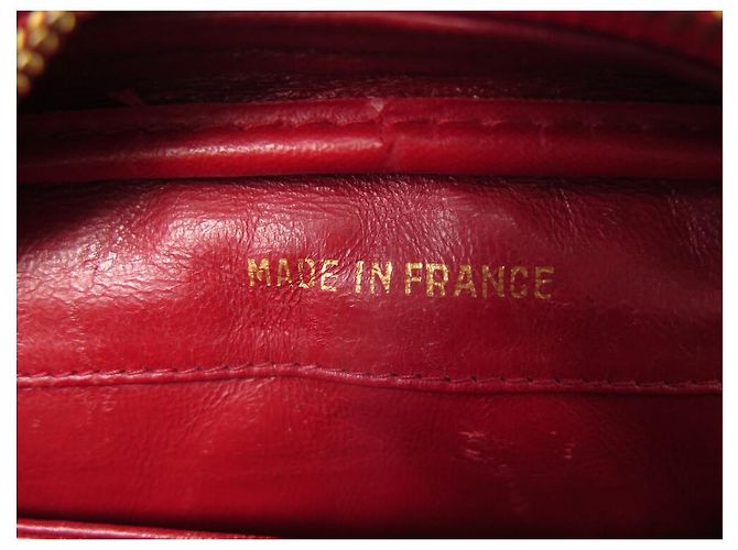 BAG A SPALLA VINTAGE CHANEL CAMERA PM IN PELLE QUILTED ROSSA Rosso - vista 11