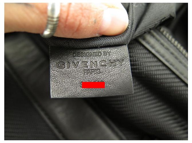 BORSA A MANO GIVENCHY POLOCHON SPORT WEEKENDER IN CANVAS E PELLE NERA - vista 13