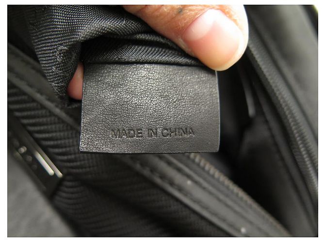 BORSA A MANO GIVENCHY POLOCHON SPORT WEEKENDER IN CANVAS E PELLE NERA - vista 14