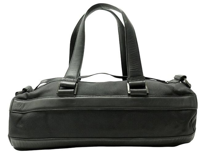 BORSA A MANO GIVENCHY POLOCHON SPORT WEEKENDER IN CANVAS E PELLE NERA - vista 2