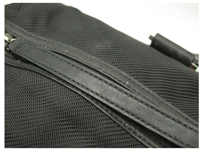 BORSA A MANO GIVENCHY POLOCHON SPORT WEEKENDER IN CANVAS E PELLE NERA - vista 8
