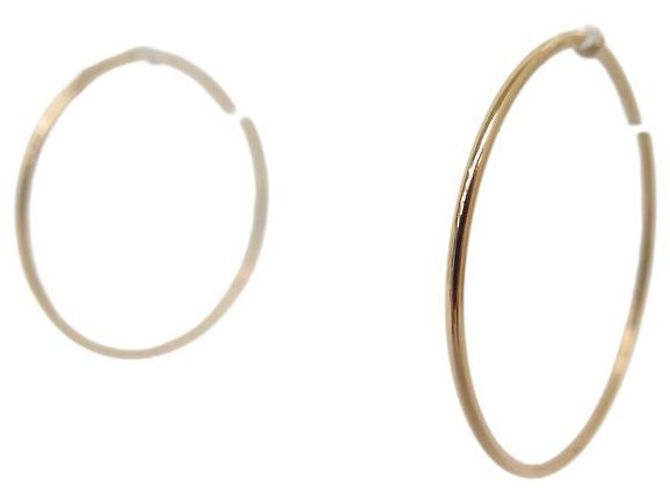 NOVE BRINCOS CREOLES MARGHERITA VANRYCKE EM OURO ROSA 18K Dourado - vista 4